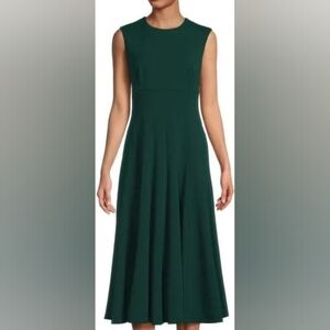 Calvin Klein A-Line Hunter Green Dress